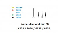 Komet diamond bur FG #858 / 2858 / 6858 / 8858