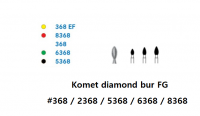 Komet diamond bur FG #368 / 2368 / 5368 / 6368 / 8368
