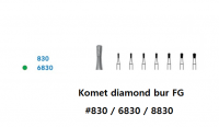 Komet diamond bur FG #830 / 6830 / 8830