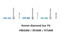 Komet diamond bur FG #883AM / 955AM / 975AM
