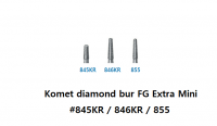 Komet diamond bur FG Extra Mini #845KR / 846KR / 855